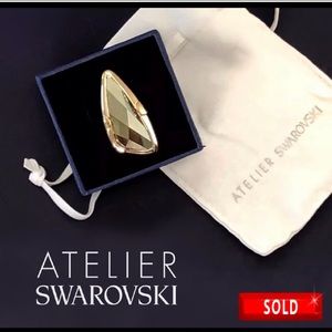 Atelier Swarovski -Paul Andrew Ring- Golden Shadow